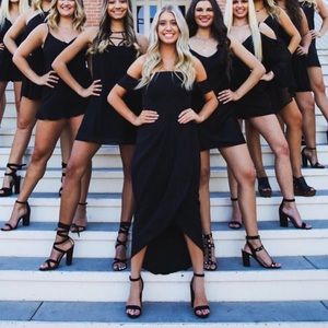 Black Off Shoulder Dress